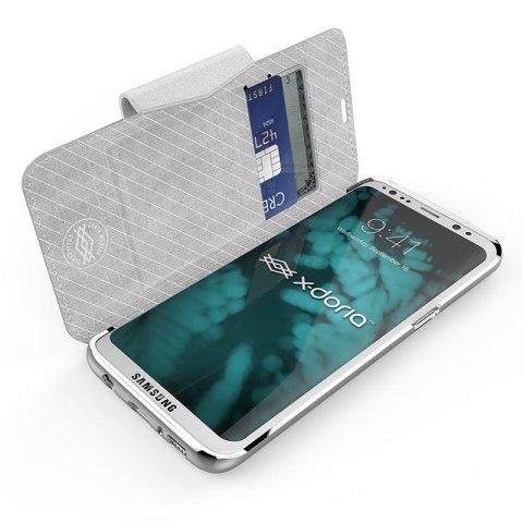 X-Doria Engage Folio - Etui Samsung Galaxy S8+ z kieszeniami na kartę (White) X-Doria Engage Folio - Etui Samsung Galaxy S8+ z kieszeniami na kartę (White)