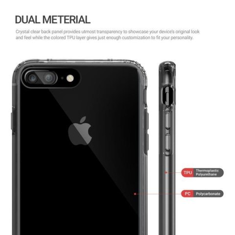 Obliq Naked Shield - Etui iPhone 8 Plus / 7 Plus (Smoky Black) Obliq Naked Shield - Etui iPhone 8 Plus / 7 Plus (Smoky Black)