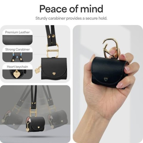 Spigen Cyrill Mini Bag - Etui z paskiem do Apple AirPods 4 (Czarny) Spigen Cyrill Mini Bag - Etui z paskiem do Apple AirPods 4 (Czarny)