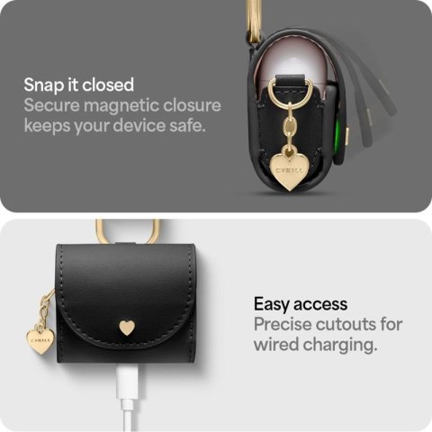 Spigen Cyrill Mini Bag - Etui z paskiem do Apple AirPods 4 (Czarny) Spigen Cyrill Mini Bag - Etui z paskiem do Apple AirPods 4 (Czarny)
