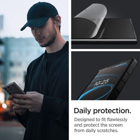 Spigen Neo Flex 2-Pack - Folia ochronna 2 szt. do Samsung Galaxy S24 Ultra (Przezroczysty) Spigen Neo Flex 2-Pack - Folia ochronna 2 szt. do Samsung Galaxy S24 Ultra (Przezroczysty)
