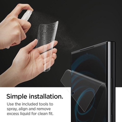 Spigen Neo Flex 2-Pack - Folia ochronna 2 szt. do Samsung Galaxy S24 Ultra (Przezroczysty) Spigen Neo Flex 2-Pack - Folia ochronna 2 szt. do Samsung Galaxy S24 Ultra (Przezroczysty)