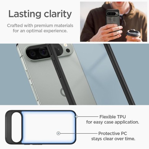 Spigen Ultra Hybrid - Etui do Google Pixel 9 Pro XL (Matte Black) Spigen Ultra Hybrid - Etui do Google Pixel 9 Pro XL (Matte Black)