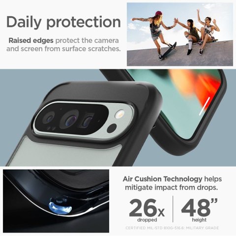 Spigen Ultra Hybrid - Etui do Google Pixel 9 Pro XL (Matte Black) Spigen Ultra Hybrid - Etui do Google Pixel 9 Pro XL (Matte Black)