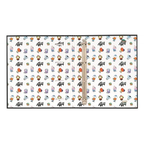 BT21 - Segregator A4 z kolekcji Street Mood (4 ringi, gumka) BT21 - Segregator A4 z kolekcji Street Mood (4 ringi, gumka)