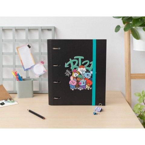 BT21 - Segregator A4 z kolekcji Street Mood (4 ringi, gumka) BT21 - Segregator A4 z kolekcji Street Mood (4 ringi, gumka)