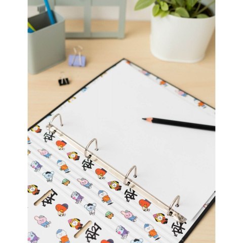 BT21 - Segregator A4 z kolekcji Street Mood (4 ringi, gumka) BT21 - Segregator A4 z kolekcji Street Mood (4 ringi, gumka)