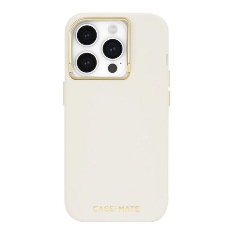 Case-Mate Silicone MagSafe - Etui iPhone 15 Pro (Beige) Case-Mate Silicone MagSafe - Etui iPhone 15 Pro (Beige)