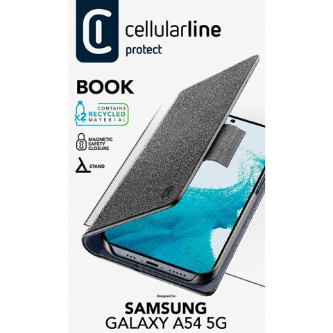 Cellularline Book Case - Etui Samsung Galaxy A54 5G (czarny) Cellularline Book Case - Etui Samsung Galaxy A54 5G (czarny)