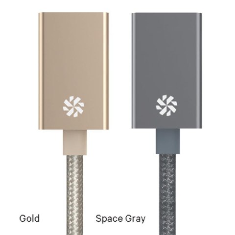 Kanex przejściówka DuraBraid™ Aluminium z USB-C na USB 3.0 typ A (Space Grey) Kanex przejściówka DuraBraid™ Aluminium z USB-C na USB 3.0 typ A (Space Grey)