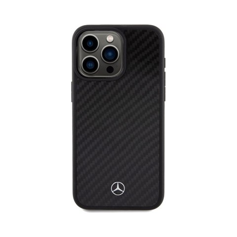Mercedes Carbon Fiber Dynamic - Etui iPhone 15 Pro Max (czarny) Mercedes Carbon Fiber Dynamic - Etui iPhone 15 Pro Max (czarny)