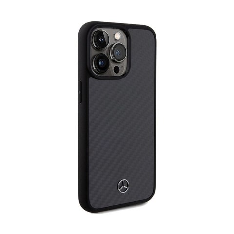 Mercedes Carbon Fiber Dynamic - Etui iPhone 15 Pro Max (czarny) Mercedes Carbon Fiber Dynamic - Etui iPhone 15 Pro Max (czarny)