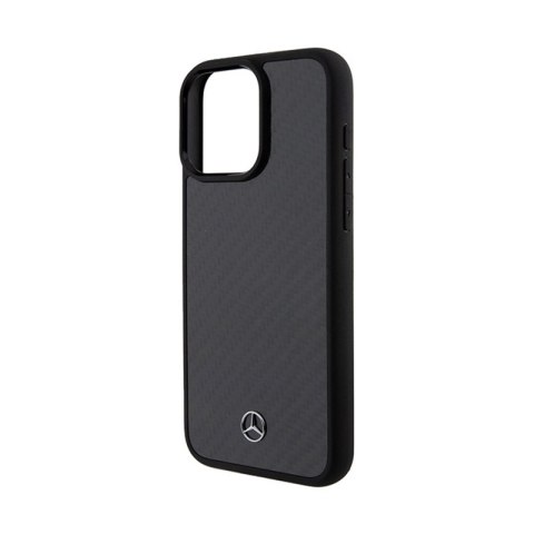 Mercedes Carbon Fiber Dynamic - Etui iPhone 15 Pro Max (czarny) Mercedes Carbon Fiber Dynamic - Etui iPhone 15 Pro Max (czarny)