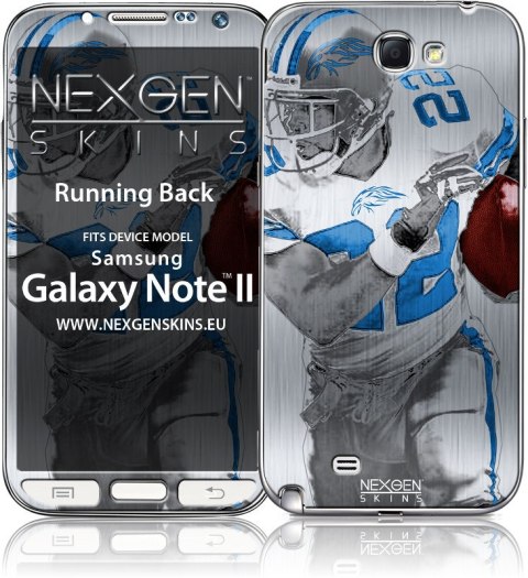 Nexgen Skins - Zestaw skórek na obudowę z efektem 3D Samsung GALAXY Note 2 (Running Back 3D) Nexgen Skins - Zestaw skórek na obudowę z efektem 3D Samsung GALAXY Note 2 (Running Back 3D)