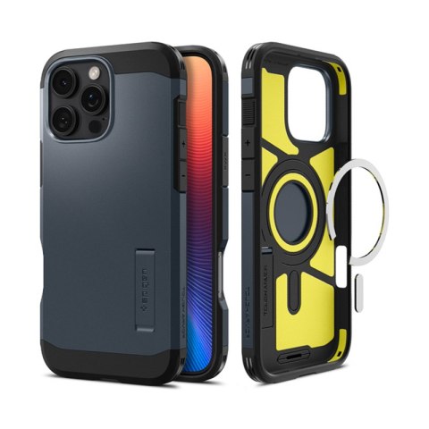 Spigen Tough Armor Mag MagSafe - Etui do iPhone 16 Pro (Metal Slate) Spigen Tough Armor Mag MagSafe - Etui do iPhone 16 Pro (Metal Slate)