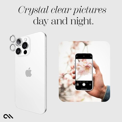 Case-Mate Aluminum Ring Lens Protector - Szkło ochronne na obiektyw aparatu iPhone 16 Pro / iPhone 16 Pro Max (Twinkle) Case-Mate Aluminum Ring Lens Protector - Szkło ochronne na obiektyw aparatu iPhone 16 Pro / iPhone 16 Pro Max (Twinkle)