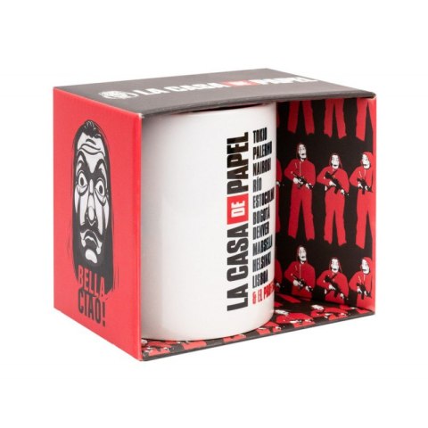 Dom z Papieru - Kubek ceramiczny w pudełku prezentowym 330 ml (La Casa De Papel Mask) Dom z Papieru - Kubek ceramiczny w pudełku prezentowym 330 ml (La Casa De Papel Mask)