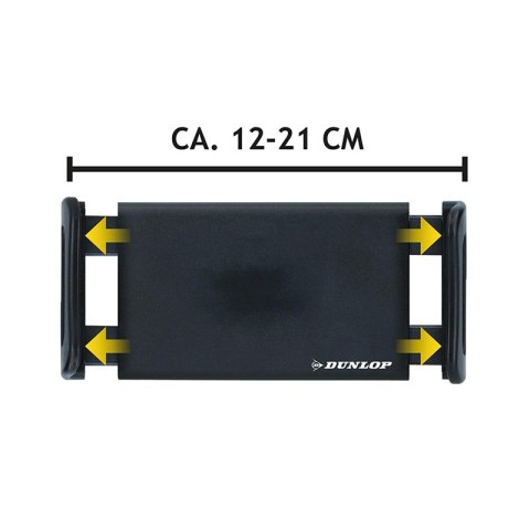 Dunlop - Uchwyt samochodowy na zagłówek na smartfon / tablet 12-21 cm Dunlop - Uchwyt samochodowy na zagłówek na smartfon / tablet 12-21 cm