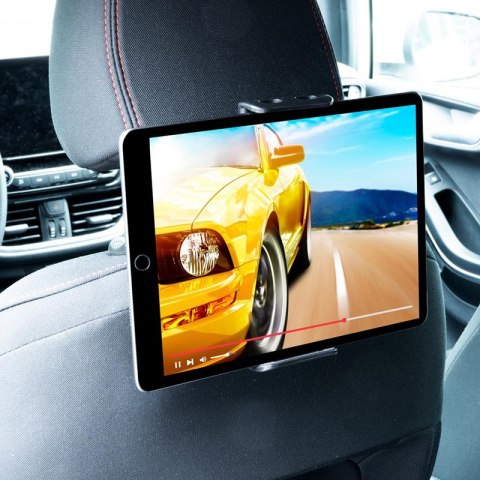 Dunlop - Uchwyt samochodowy na zagłówek na smartfon / tablet 12-21 cm Dunlop - Uchwyt samochodowy na zagłówek na smartfon / tablet 12-21 cm