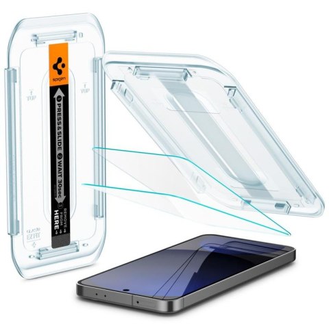 Spigen GLAS.TR EZ FIT 2-Pack - Szkło hartowane do Samsung Galaxy S24 FE (2 sztuki) Spigen GLAS.TR EZ FIT 2-Pack - Szkło hartowane do Samsung Galaxy S24 FE (2 sztuki)