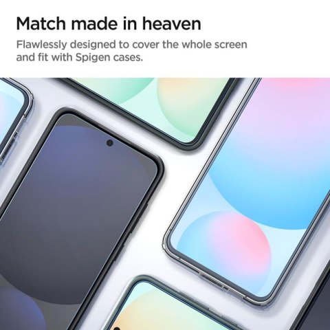 Spigen GLAS.TR EZ FIT 2-Pack - Szkło hartowane do Samsung Galaxy S24 FE (2 sztuki) Spigen GLAS.TR EZ FIT 2-Pack - Szkło hartowane do Samsung Galaxy S24 FE (2 sztuki)