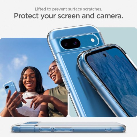 Spigen Ultra Hybrid - Etui do Google Pixel 8A (Przezroczysty) Spigen Ultra Hybrid - Etui do Google Pixel 8A (Przezroczysty)