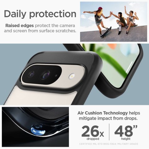 Spigen Ultra Hybrid - Etui do Google Pixel 9 / 9 Pro (Matte Black) Spigen Ultra Hybrid - Etui do Google Pixel 9 / 9 Pro (Matte Black)
