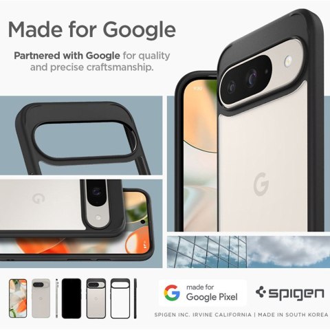 Spigen Ultra Hybrid - Etui do Google Pixel 9 / 9 Pro (Matte Black) Spigen Ultra Hybrid - Etui do Google Pixel 9 / 9 Pro (Matte Black)