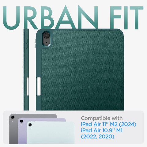 Spigen Urban Fit - Etui do iPad Air 11" M2 (2024) / iPad Air 10.9" (5-4 gen.) (2022-2020) (Midnight Green) Spigen Urban Fit - Etui do iPad Air 11" M2 (2024) / iPad Air 10.9" (5-4 gen.) (2022-2020) (Midnight Green)