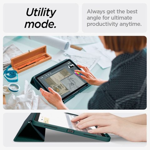 Spigen Urban Fit - Etui do iPad Air 11" M2 (2024) / iPad Air 10.9" (5-4 gen.) (2022-2020) (Midnight Green) Spigen Urban Fit - Etui do iPad Air 11" M2 (2024) / iPad Air 10.9" (5-4 gen.) (2022-2020) (Midnight Green)
