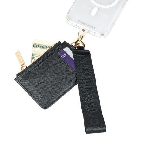 Case-Mate Essential Phone Strap with Wallet - Uniwersalny pasek do telefonu z portfelem (Czarny) Case-Mate Essential Phone Strap with Wallet - Uniwersalny pasek do telefonu z portfelem (Czarny)