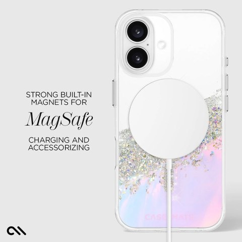 Case-Mate Karat MagSafe - Etui iPhone 16 (Holographic Soap Bubble) Case-Mate Karat MagSafe - Etui iPhone 16 (Holographic Soap Bubble)