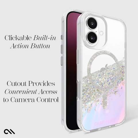 Case-Mate Karat MagSafe - Etui iPhone 16 (Holographic Soap Bubble) Case-Mate Karat MagSafe - Etui iPhone 16 (Holographic Soap Bubble)