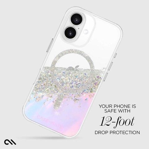 Case-Mate Karat MagSafe - Etui iPhone 16 (Holographic Soap Bubble) Case-Mate Karat MagSafe - Etui iPhone 16 (Holographic Soap Bubble)