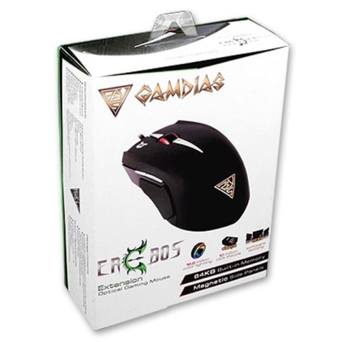 Gamdias Erebos Optical - Mysz dla graczy z wymiennymi panelami (3500 DPI) Gamdias Erebos Optical - Mysz dla graczy z wymiennymi panelami (3500 DPI)