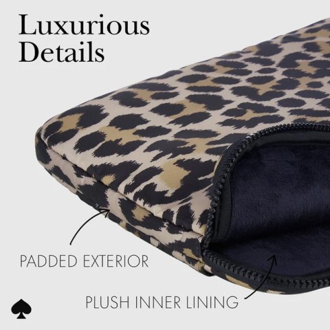 Kate Spade New York Puffer Sleeve - Pokrowiec MacBook Pro 14" / Notebook 14" (Classic Leopard) Kate Spade New York Puffer Sleeve - Pokrowiec MacBook Pro 14" / Notebook 14" (Classic Leopard)