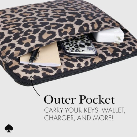 Kate Spade New York Puffer Sleeve - Pokrowiec MacBook Pro 14" / Notebook 14" (Classic Leopard) Kate Spade New York Puffer Sleeve - Pokrowiec MacBook Pro 14" / Notebook 14" (Classic Leopard)