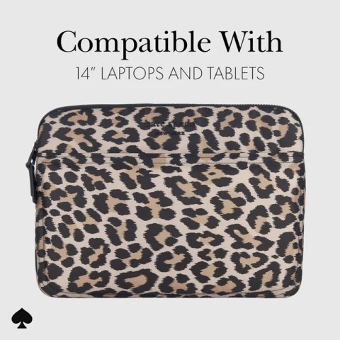 Kate Spade New York Puffer Sleeve - Pokrowiec MacBook Pro 14" / Notebook 14" (Classic Leopard) Kate Spade New York Puffer Sleeve - Pokrowiec MacBook Pro 14" / Notebook 14" (Classic Leopard)