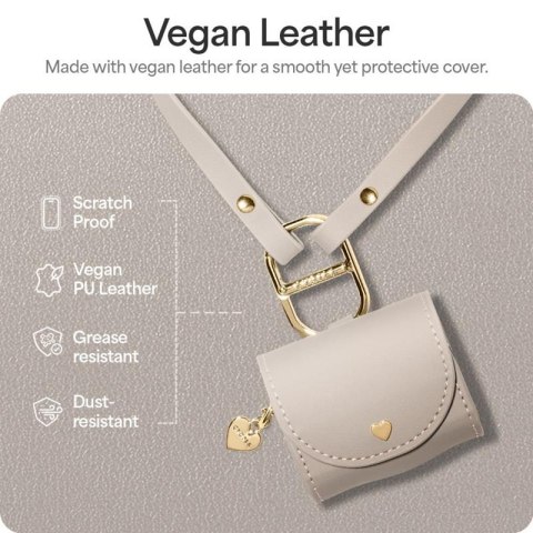 Spigen Cyrill Mini Bag - Etui z paskiem do Apple AirPods 4 (Beżowy) Spigen Cyrill Mini Bag - Etui z paskiem do Apple AirPods 4 (Beżowy)