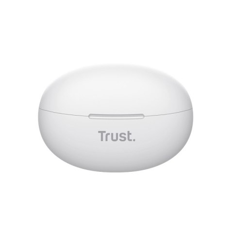 Trust Yavi - Bezprzewodowe słuchawki dokanałowe Bluetooth TWS z etui ładującym & ENC (Biały) Trust Yavi - Bezprzewodowe słuchawki dokanałowe Bluetooth TWS z etui ładującym & ENC (Biały)