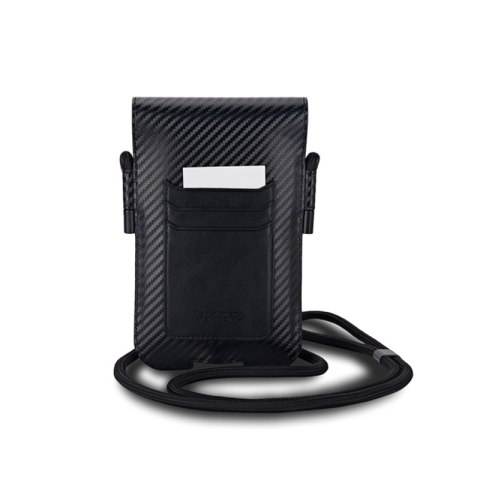 BMW Carbon Blue Stripes Wallet Bag - Torebka na telefon (czarny) BMW Carbon Blue Stripes Wallet Bag - Torebka na telefon (czarny)