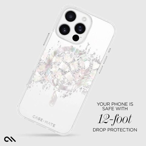 Case-Mate Karat MagSafe - Etui iPhone 16 Pro Max zdobione masą perłową (A Touch of Pearl) Case-Mate Karat MagSafe - Etui iPhone 16 Pro Max zdobione masą perłową (A Touch of Pearl)
