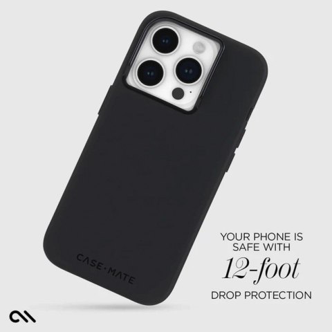 Case-Mate Silicone MagSafe - Etui iPhone 15 Pro Max (Black) Case-Mate Silicone MagSafe - Etui iPhone 15 Pro Max (Black)
