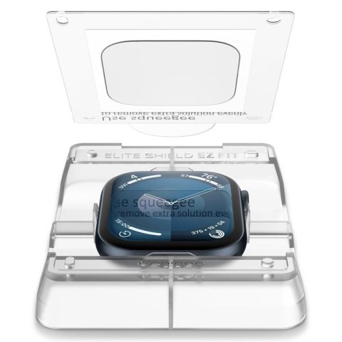 Spigen Elite Shield EZ Fit 2-Pack - Szkło hybrydowe do Apple Watch 10 42 mm (Przezroczysty) Spigen Elite Shield EZ Fit 2-Pack - Szkło hybrydowe do Apple Watch 10 42 mm (Przezroczysty)