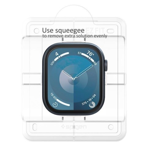Spigen Elite Shield EZ Fit 2-Pack - Szkło hybrydowe do Apple Watch 10 42 mm (Przezroczysty) Spigen Elite Shield EZ Fit 2-Pack - Szkło hybrydowe do Apple Watch 10 42 mm (Przezroczysty)