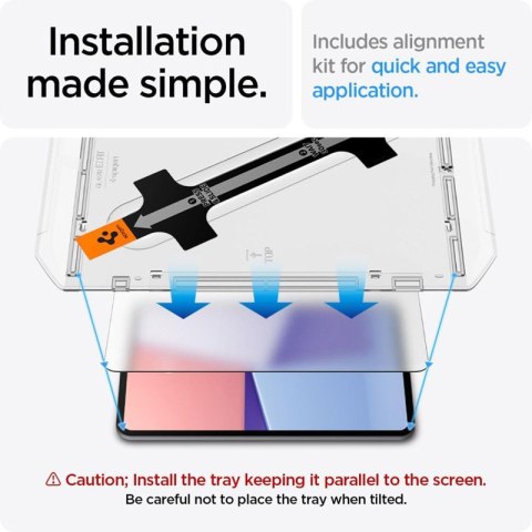 Spigen GLAS.TR EZ FIT - Szkło hartowane do iPad Pro 11" (M4, 2024) (Przezroczysty) Spigen GLAS.TR EZ FIT - Szkło hartowane do iPad Pro 11" (M4, 2024) (Przezroczysty)