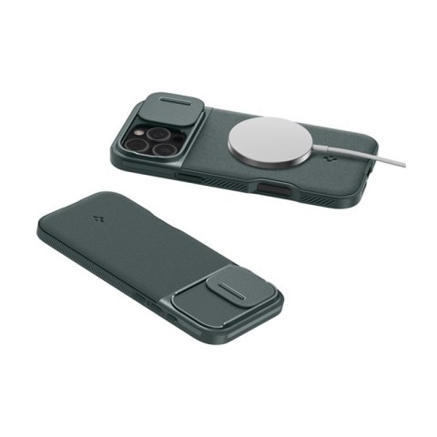 Spigen Optik Armor Mag MagSafe - Etui do iPhone 16 Pro (Abyss Green) Spigen Optik Armor Mag MagSafe - Etui do iPhone 16 Pro (Abyss Green)