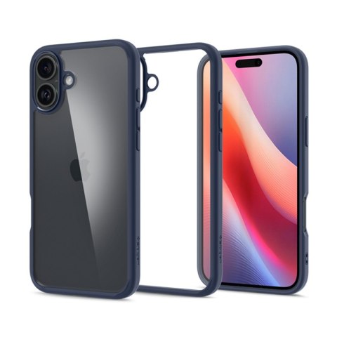 Spigen Ultra Hybrid - Etui do iPhone 16 (Navy Blue) Spigen Ultra Hybrid - Etui do iPhone 16 (Navy Blue)