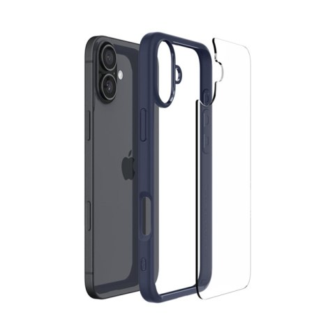 Spigen Ultra Hybrid - Etui do iPhone 16 (Navy Blue) Spigen Ultra Hybrid - Etui do iPhone 16 (Navy Blue)