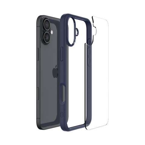 Spigen Ultra Hybrid - Etui do iPhone 16 (Navy Blue) Spigen Ultra Hybrid - Etui do iPhone 16 (Navy Blue)